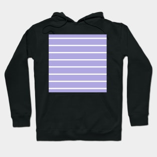 Narrow lilac and white stripes 4 Hoodie